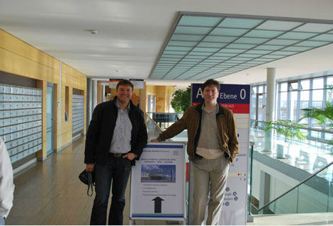 С проф. Э. Галямовым в университетской клинике Вюсбурга (Германия, 2010)
