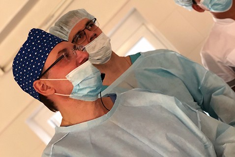  Отец и сын в операционной.  Актау, 2019